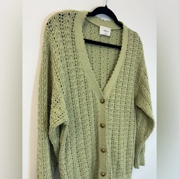 Aritzia Wilfred Reverence Crochet Knit Cardigan - Picture 4 of 6